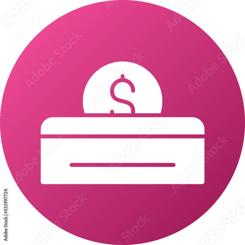 Donation Based Crowdfunding Icon Style