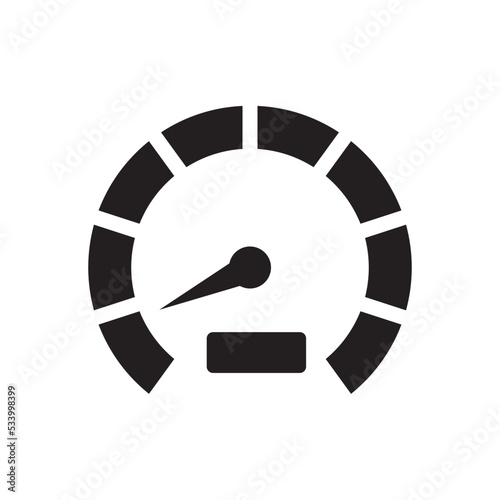 Speedometer Icon Vector Illustration Design