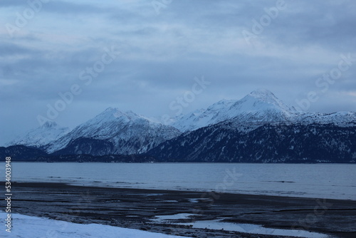 snow covered mountain