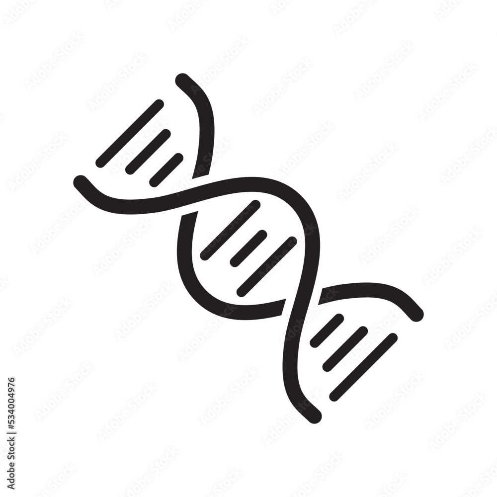 DNA Helix Icon Vector Illustration Flat Design DNA Helix Icon Vector Illustration Flat Design