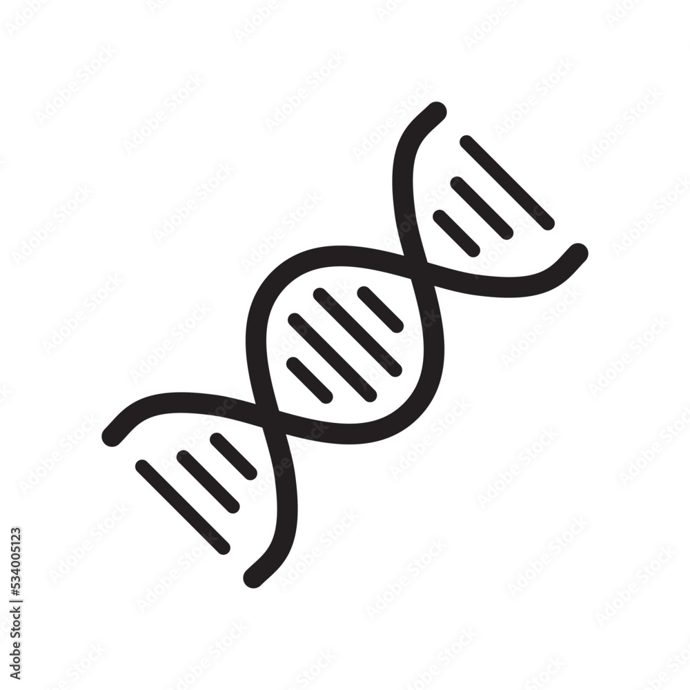 DNA Helix Icon Vector Illustration Flat Design DNA Helix Icon Vector Illustration Flat Design