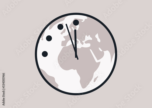 The Doomsday Clock is a metaphor that warns the public about how close we are to destroying the world with dangerous technologies of our own making