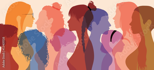 Social network and community group for multi-ethnic and multi-racial women and girls. Female diversity and profile. Friendship.