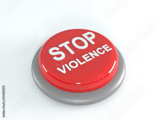 red stop violence button