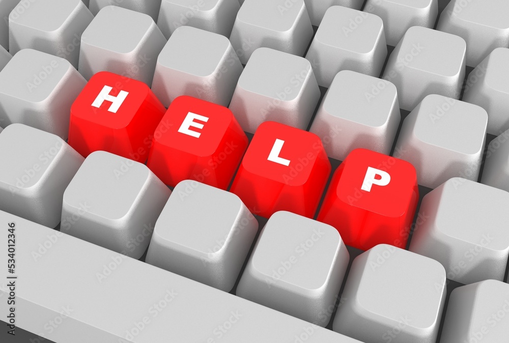 help button on keyboard