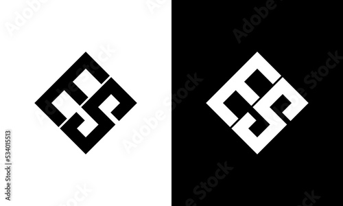 letter es logo design
