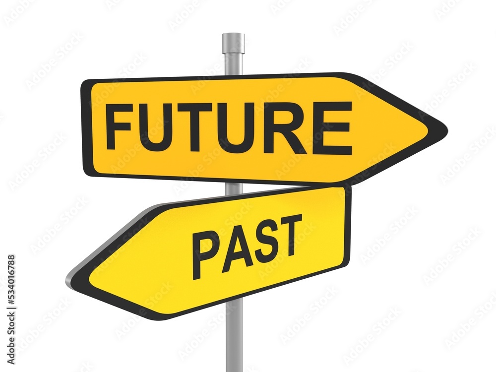 Future and past sign Future and past sign