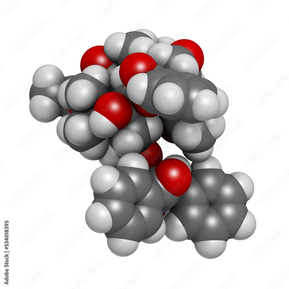 Paclitaxel cancer chemotherapy drug, chemical structure. Paclitaxel cancer chemotherapy drug, chemical structure.