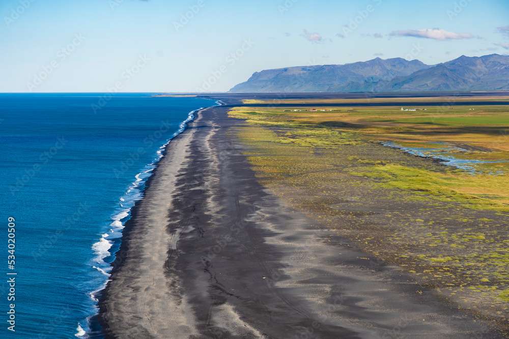 The Endless Black Beach, Iceland