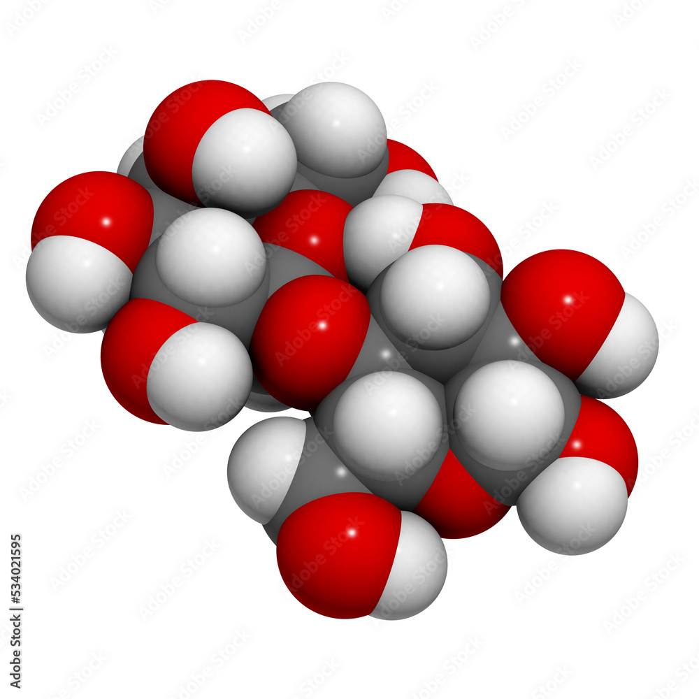 Lactose milk sugar molecule Lactose milk sugar molecule