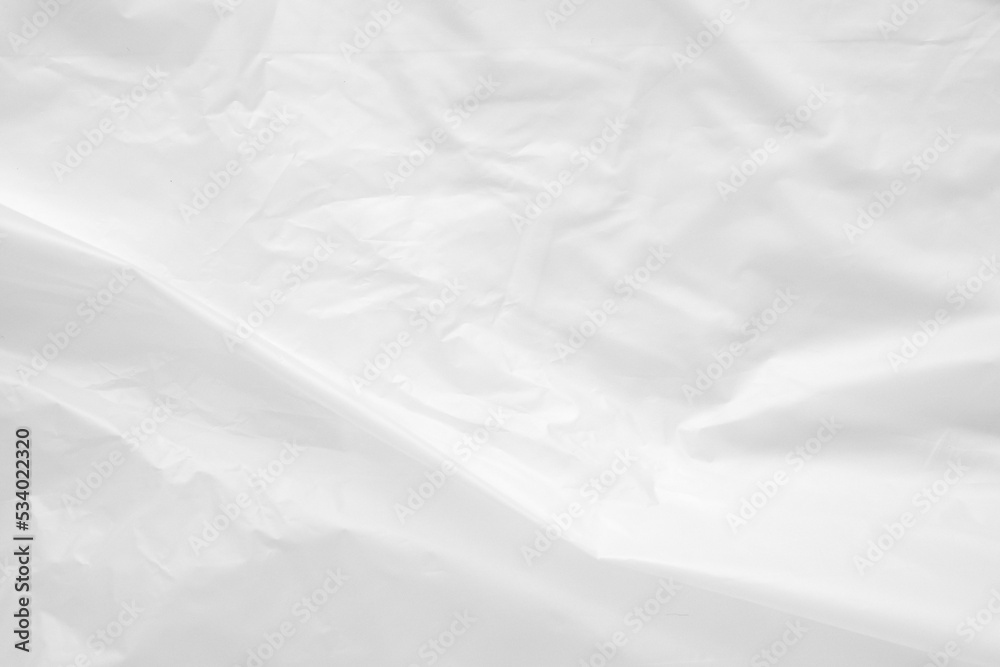 White plastic bag background texture close up White plastic bag background texture close up