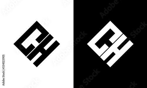 letter ch logo design