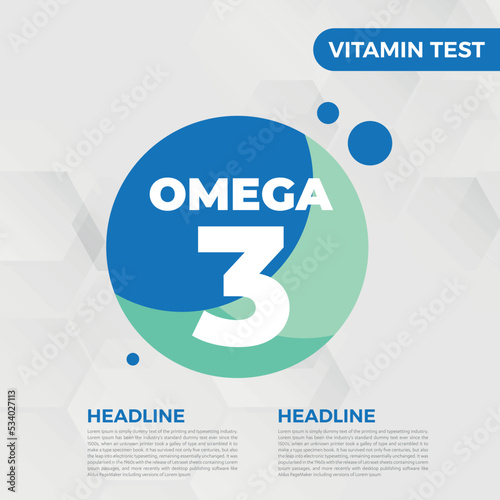 Omega3 Vitamin icon Vector illustration oil fish omega
