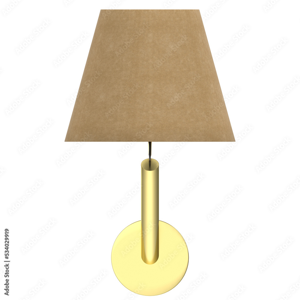 3d rendering illustration of an applique with an oblique stand