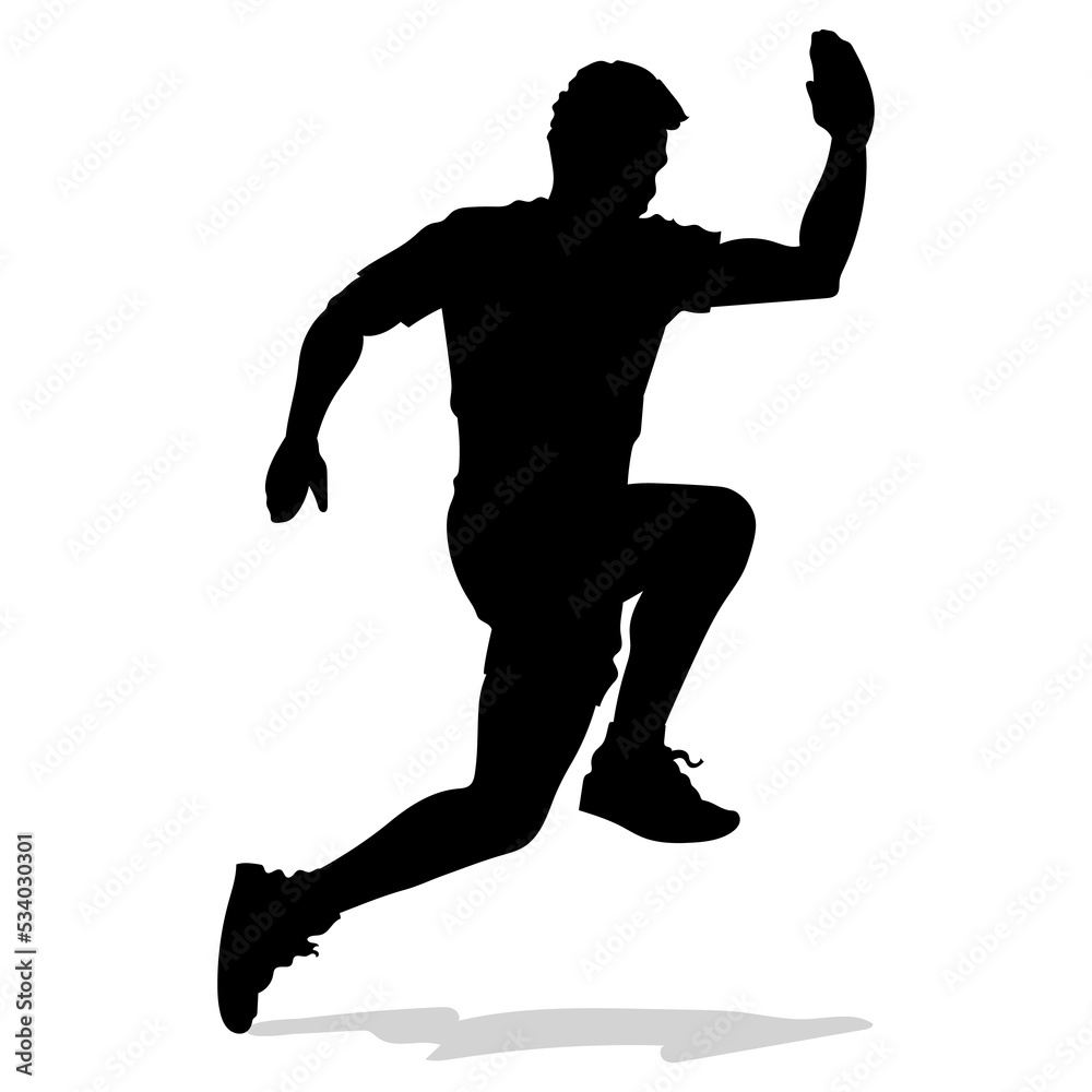 runner silhouette - 0,1