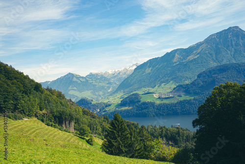 Mount Pilatus and the valley station in Alpnachstad and lucern lie in the heart of Switzerland and are very well connected. They are conveniently reached by car, train or boat trip. © nurten