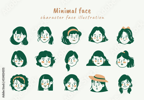 Minimal Face illustration