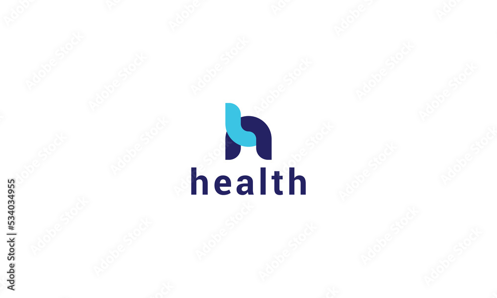 Letter h creative minimalistic technological modern logo Letter h creative minimalistic technological modern logo