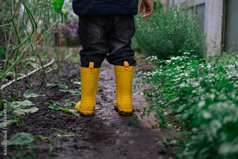 Little boy hotsell rubber boots