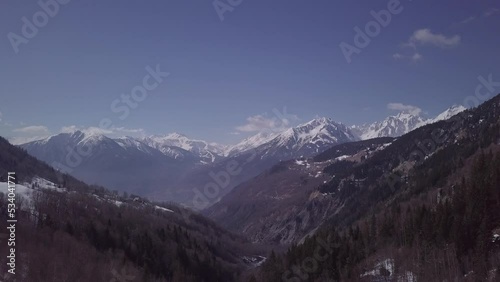 Wallpaper Mural panorama of the mountains Torontodigital.ca