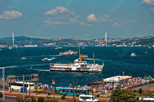 bosphorus bridge in İstanbul