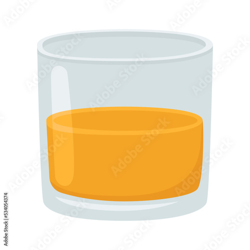Whisky Sign Emoji Icon Illustration. Glass Vector Symbol Emoticon Design Clip Art Sign Comic Style.