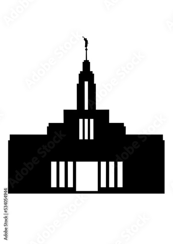 Draper Temple Silhouette