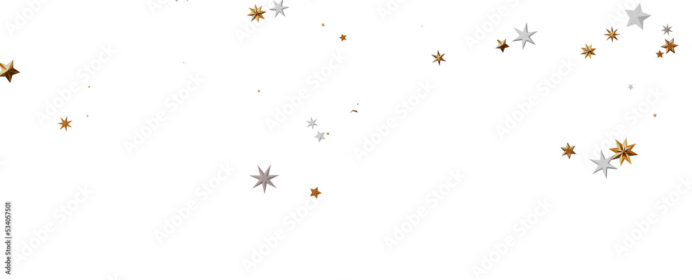 A gray whirlwind of golden snowflakes and stars. New A gray whirlwind of golden snowflakes and stars. New