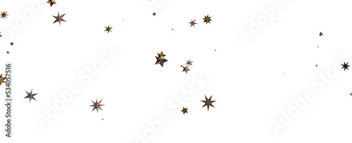 A gray whirlwind of golden snowflakes and stars. New © vegefox.com
