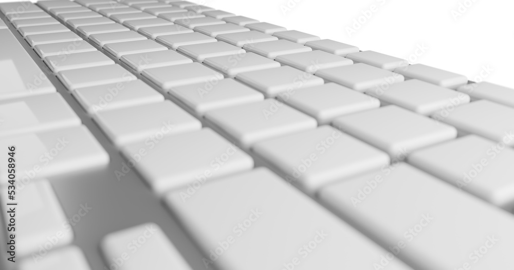 computer keyboard isolated on white computer keyboard isolated on white