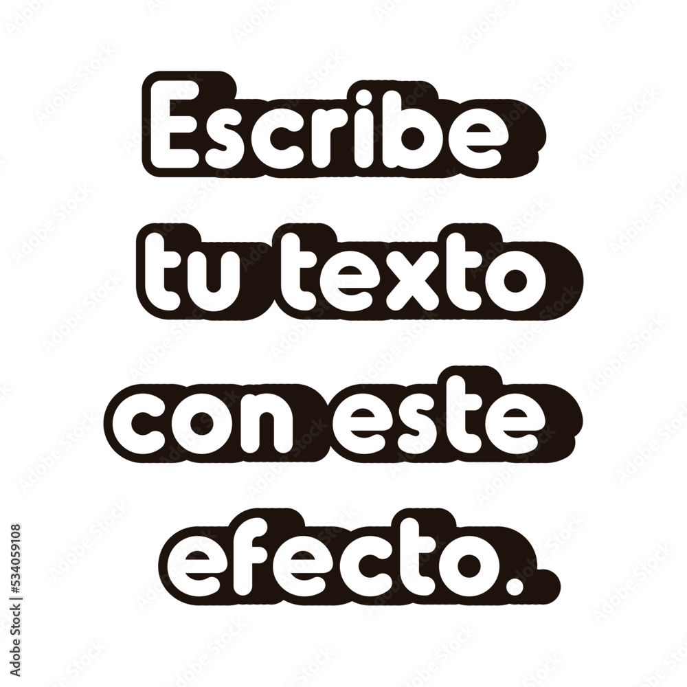 efecto de texto efecto de texto