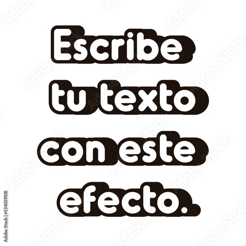 efecto de texto