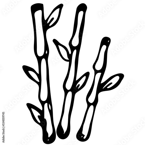 Spa icon doodle style  Lineal black hand drawn illustration