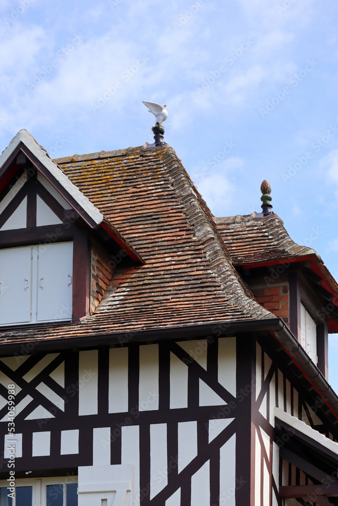 Magnificent traditional Nomandy half-timbered facade Magnificent traditional Nomandy half-timbered facade