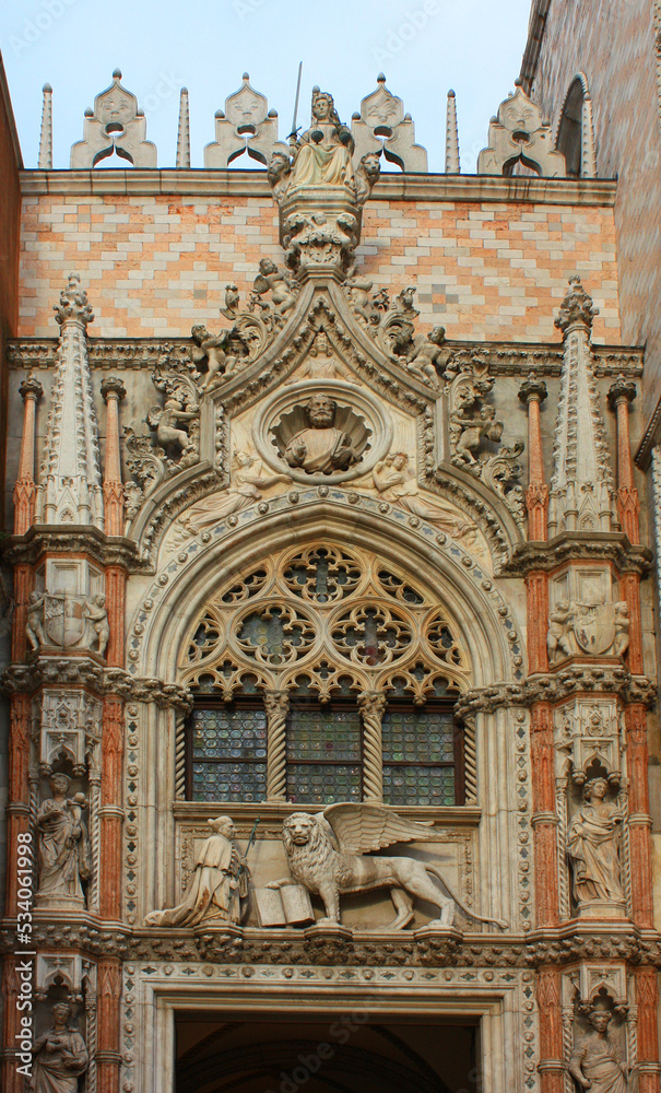 Fragment of Basilica San Marco in Venice, Italy	

