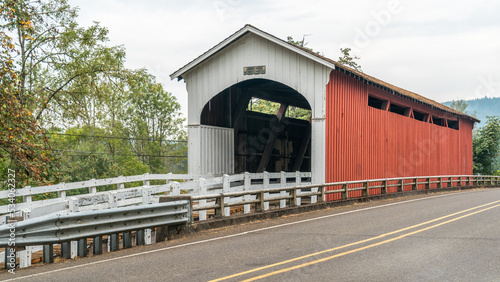 Currin Covered Bridge in Cottage Grove, Oregon, United States 