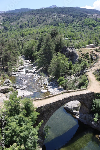 mountain river in the mountains photo