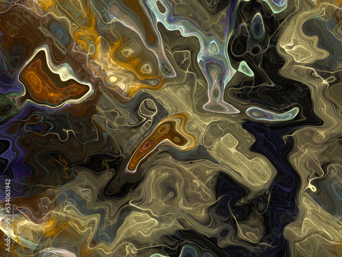 Abstract background illustration, modern hipster futuristic fractal flame graphic, colorful surreal poster, banner