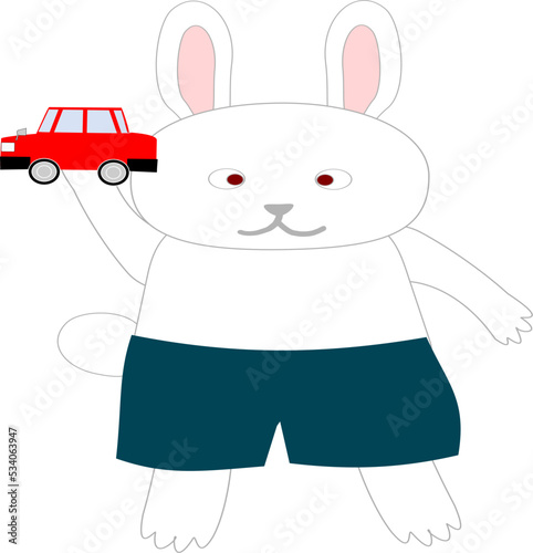 うさぎの男の子