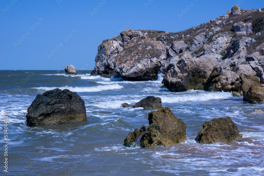 sea, rock, coast, landscape, water, ocean, nature, beach, sky, stone, rocks, seascape, cliff, coastline, view, travel, rocky, shore, wave, cloud, scenery, island, sunset, horizon, clouds