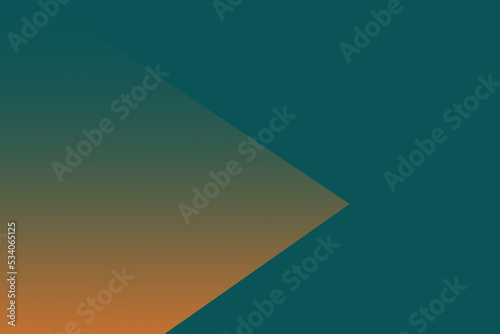 simple orange and turquoise empty presentation background