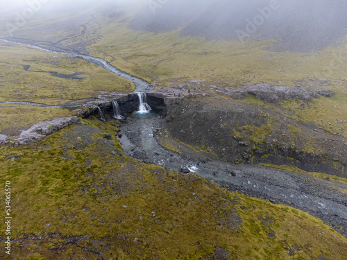 Skútafoss in on the Icelandic South Coast bit away from all its hustle and bustle.