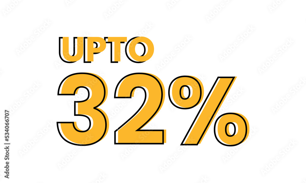 upto 32 percent typography sale vector, upto 32 percent vector upto 32 percent typography sale vector, upto 32 percent vector