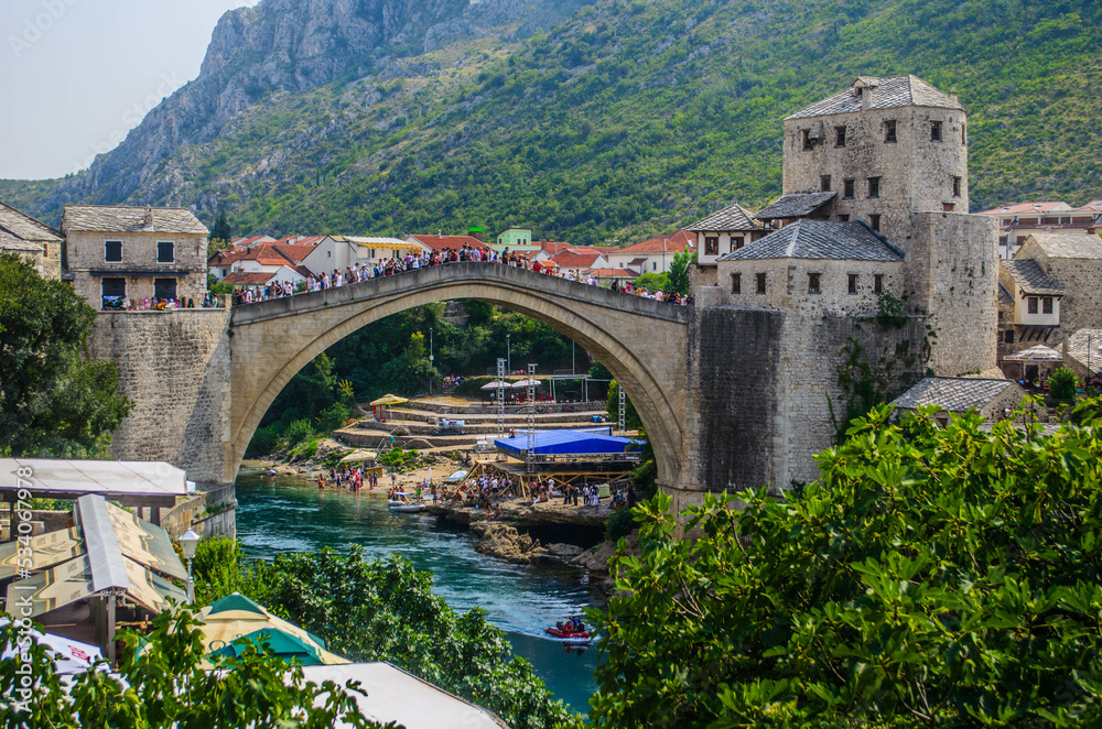 Mostar Bridge and river