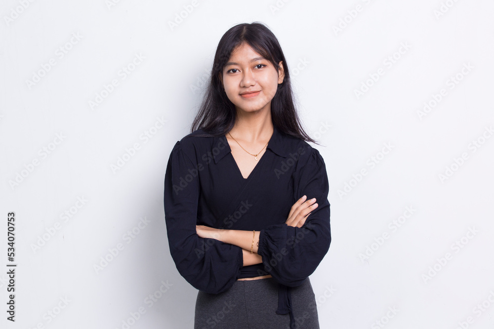 portrait of beautiful young asian woman isolated on white background
portrait of beautiful young asian woman isolated on white background