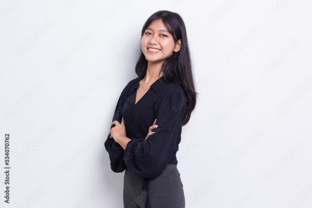 portrait of beautiful young asian woman isolated on white background
portrait of beautiful young asian woman isolated on white background