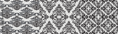 Vintage baroque frame scroll ornament engraving border floral retro pattern antique style acanthus foliage swirl decorative design element filigree calligraphy wedding - vector on a white background. 