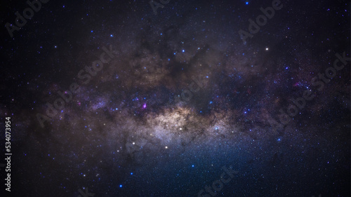 close-up detail center the milky way in stars field © jaboo_foto