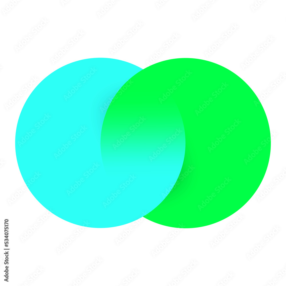 Abstract 3 d infinity sign. Vector illustration. Stock image. 