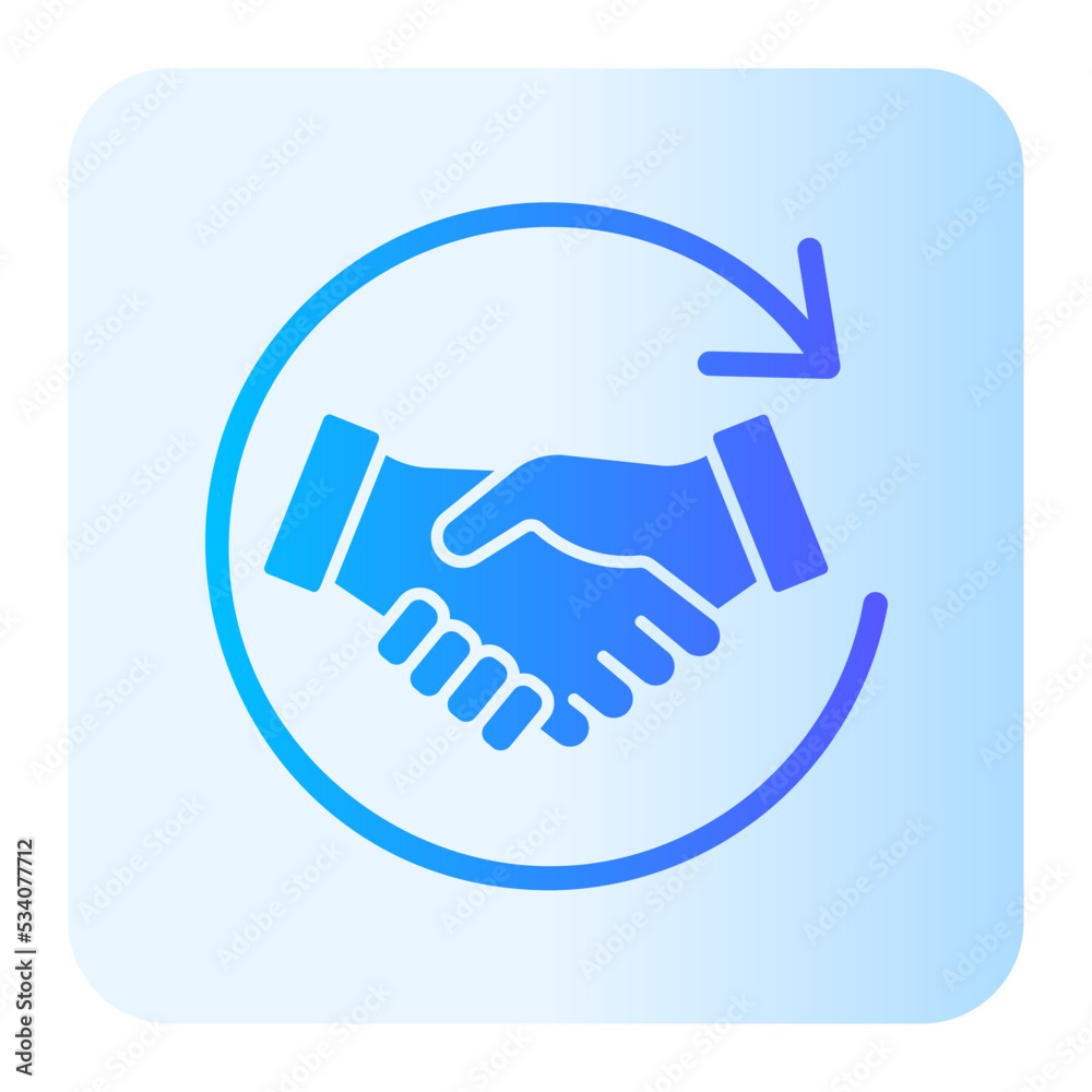 agreement gradient icon agreement gradient icon
